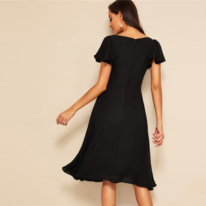 "Bella" Sweetheart Neck Dress