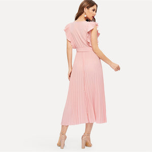 "Tria" Wrap Knot Dress
