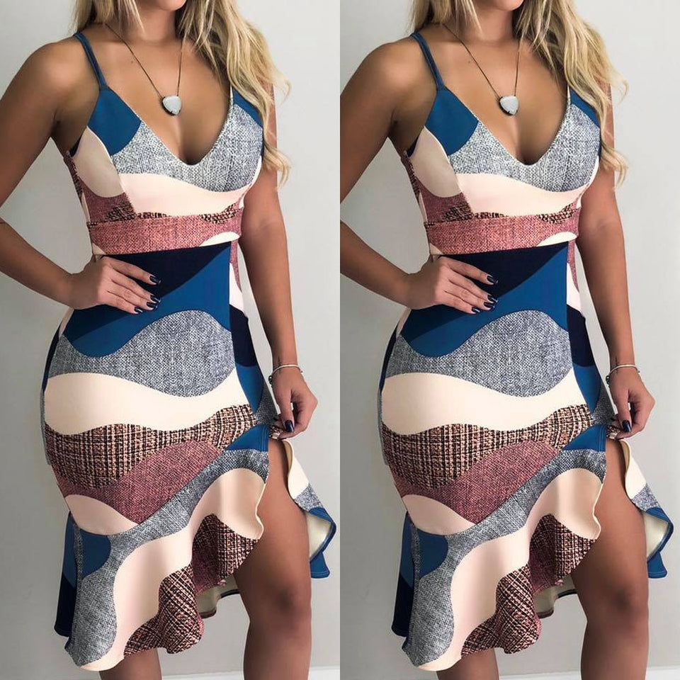 Asymmetry The Gorgeous Strap Dresse