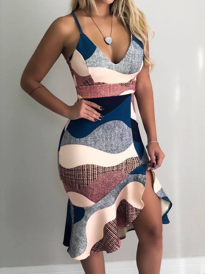 Asymmetry The Gorgeous Strap Dresse