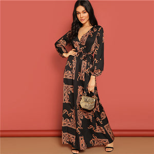 La Bourgeoise V Neck Dress
