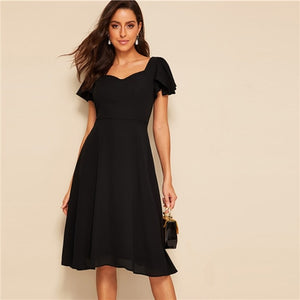 "Bella" Sweetheart Neck Dress