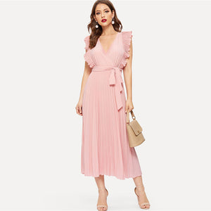 "Tria" Wrap Knot Dress