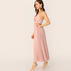 "Panther" Pleated Cami Dress
