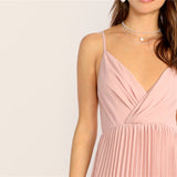 "Panther" Pleated Cami Dress