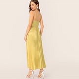 "Panther" Pleated Cami Dress