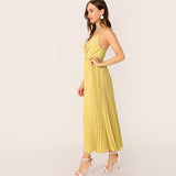"Panther" Pleated Cami Dress