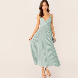 "Panther" Pleated Cami Dress