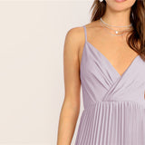 "Panther" Pleated Cami Dress