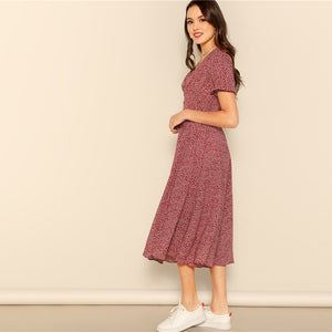 Button Front Dress