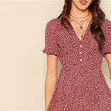 Button Front Dress