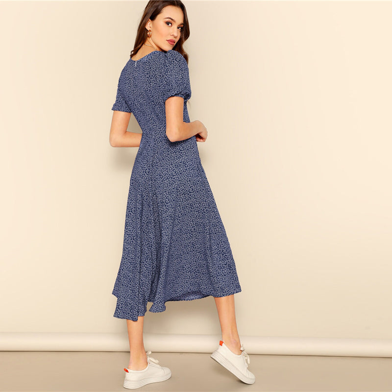 Button Front Dress