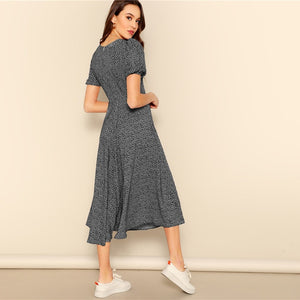 Button Front Dress