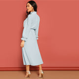 "Mira" Jacquard Long Dress