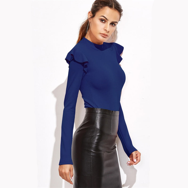 Mock Neck Textured Bodysuit
