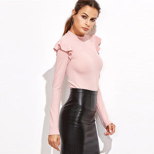 Mock Neck Textured Bodysuit