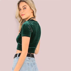 "Lillith" Velvet tee