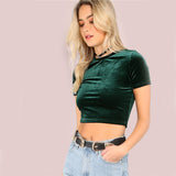 "Lillith" Velvet tee