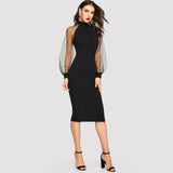 Black Lantern Long Dress