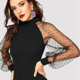 Black Lantern Long Dress