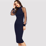 Black Lantern Long Dress