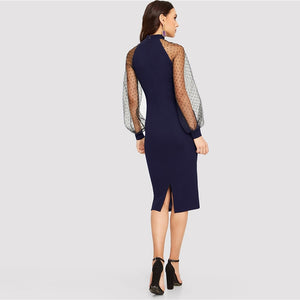 Black Lantern Long Dress