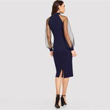 Black Lantern Long Dress