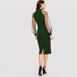 Black Lantern Long Dress