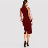 Black Lantern Long Dress