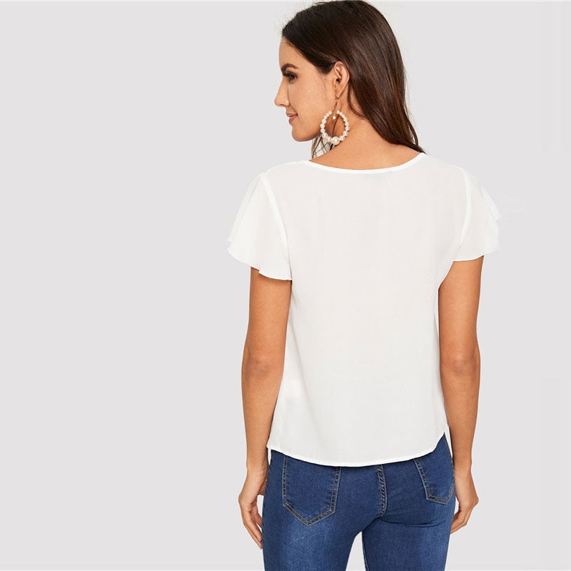 Lace Knot Blouse
