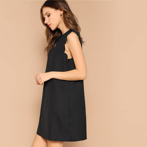 V-Neck Mini Dress