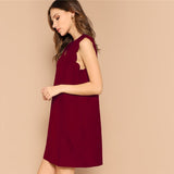 V-Neck Mini Dress