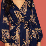 La Bourgeoise V Neck Dress