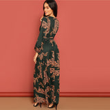 La Bourgeoise V Neck Dress