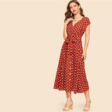 Belted Shirt Button Dress
