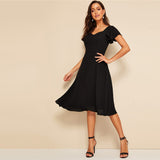 "Bella" Sweetheart Neck Dress