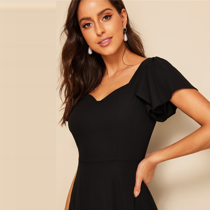 "Bella" Sweetheart Neck Dress