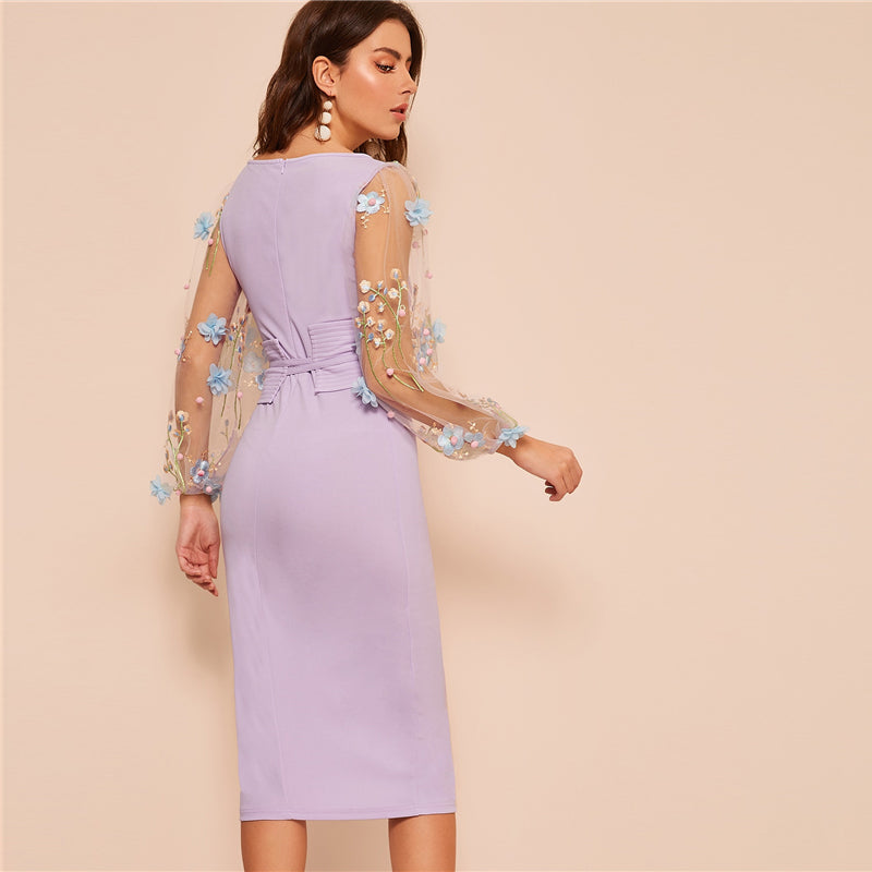 "Flora" Embroidered Dress