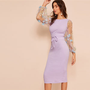 "Flora" Embroidered Dress