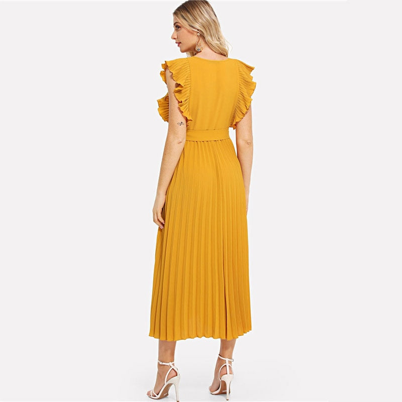 "Tria" Wrap Knot Dress