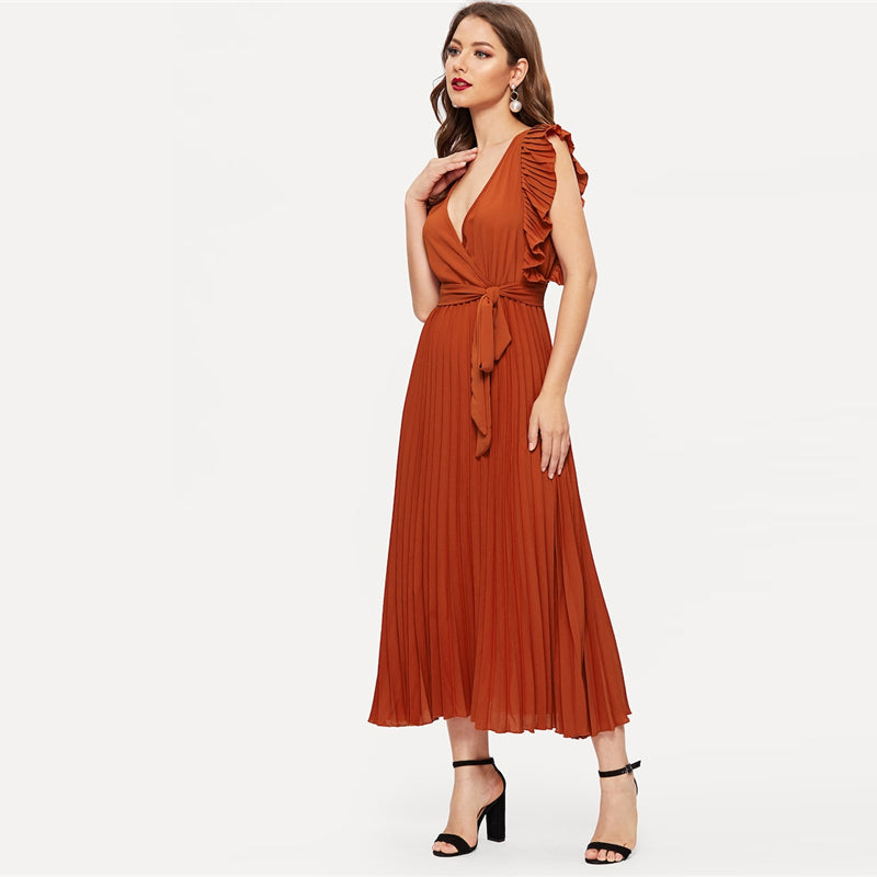 "Tria" Wrap Knot Dress