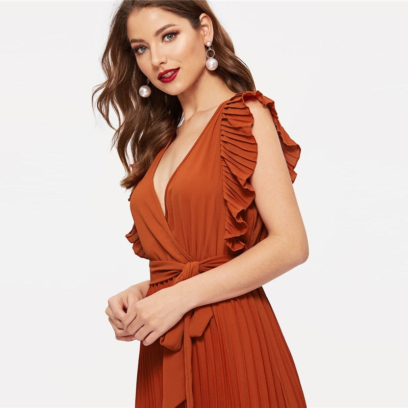 "Tria" Wrap Knot Dress