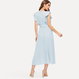 "Tria" Wrap Knot Dress