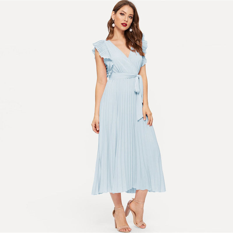 "Tria" Wrap Knot Dress