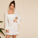 "Nikki" Shirred Bodycon Slim Dress