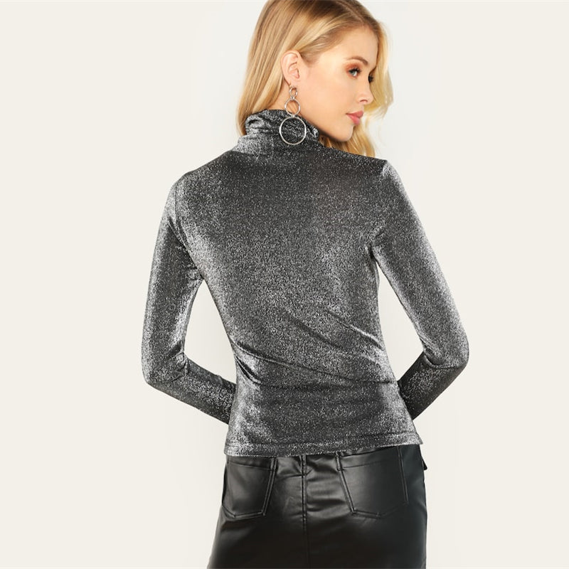 High Neck Glitter