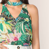 Tropical Print Tank