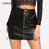 Faux Leather Skirt