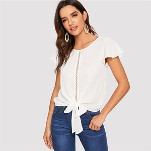 Lace Knot Blouse