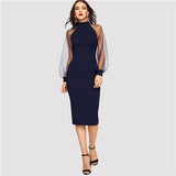 Black Lantern Long Dress